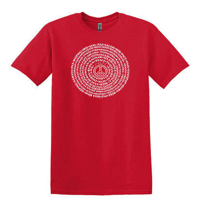 Can You Say PEACE - Gildan Heavy Cotton Unisex T-shirt - artwork designed by Cynthia NeJame