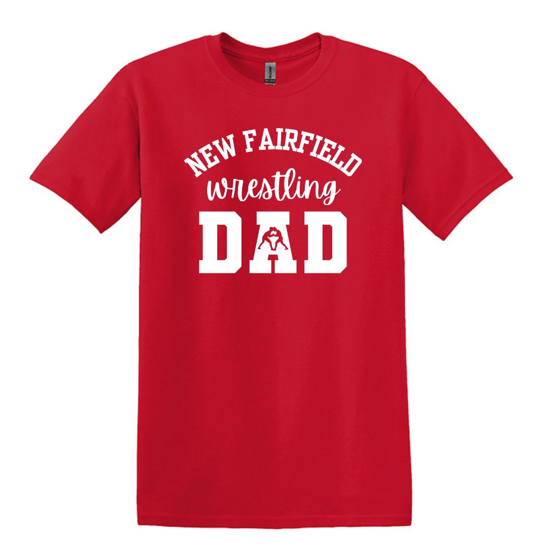 NF Wrestling MOM or DAD - Tees - short sleeve or long sleeve