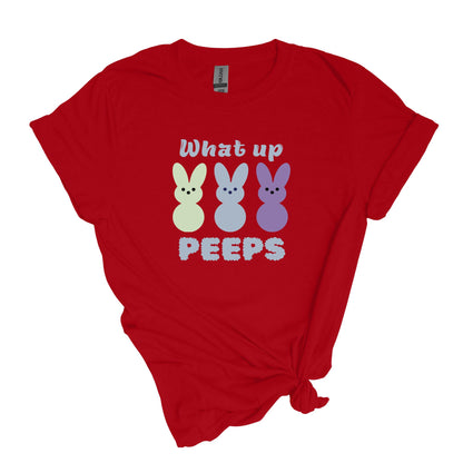 What up Peeps - Adult Unisex Soft T-Shirt