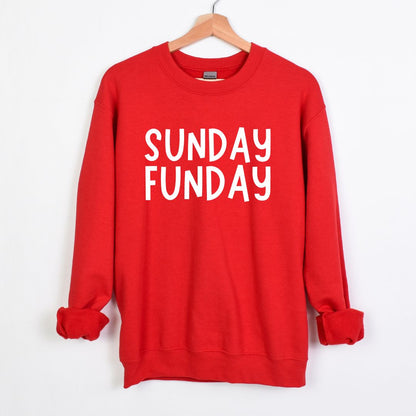 Sunday Funday - Sudadera con cuello redondo