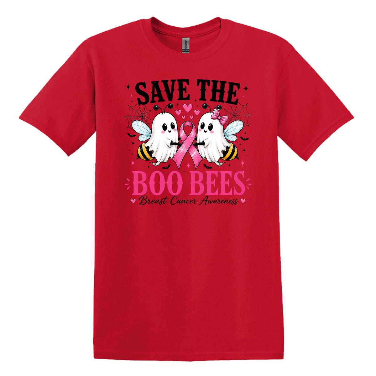 Save the Boo Bees - Breast Cancer Awareness - Gildan Softstyle T-shirt