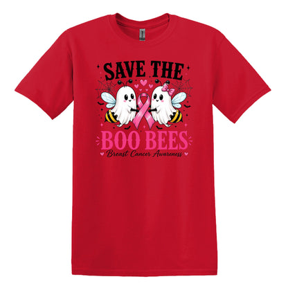 Save the Boo Bees - Breast Cancer Awareness - Gildan Softstyle T-shirt