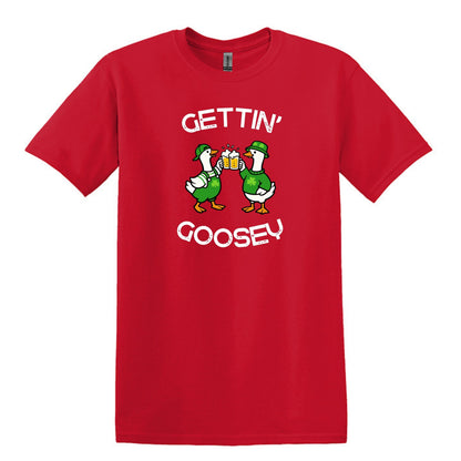 Gettin' Goosey - Fun Irish Heavy Cotton T-shirt