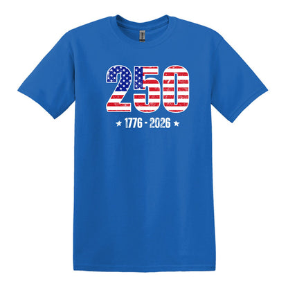 250 Anniversary Tee - 1776-2026 - Gildan Softstyle T-shirt
