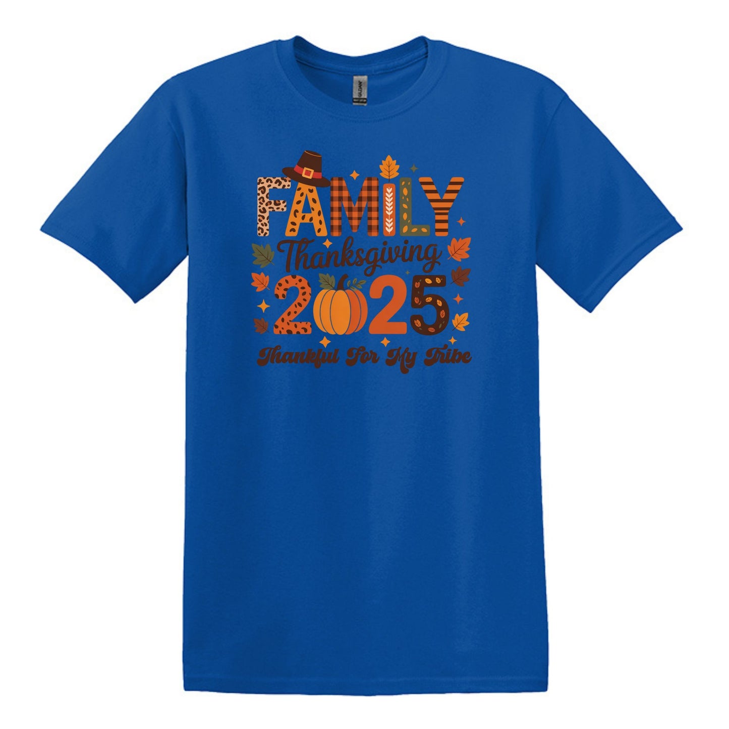 Thankful for my Tribe - 2025 Family Thanksgiving Heavy Cotton T-shirt