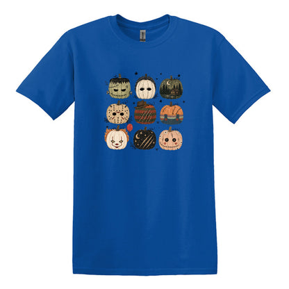 Horror Pumpkins - Hand Drawn - Heavy Cotton Unisex T-shirt