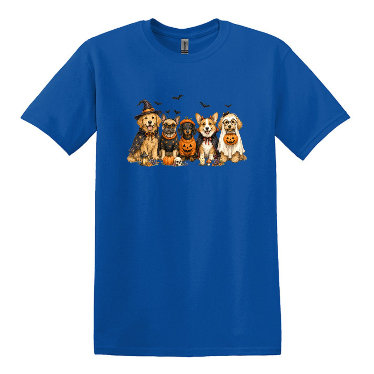 Halloween Pups -  Heavy Cotton Unisex T-shirt