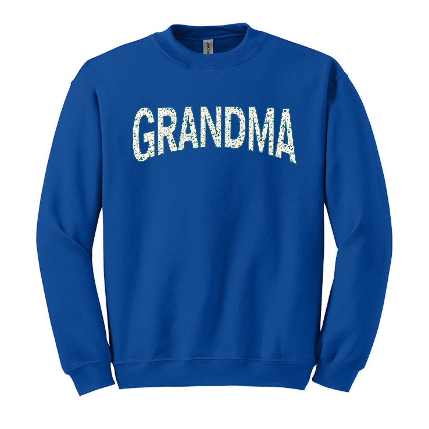 Tiny Flowers Heavy Blend Crewneck for Grandma - Choice of Name and Flowers