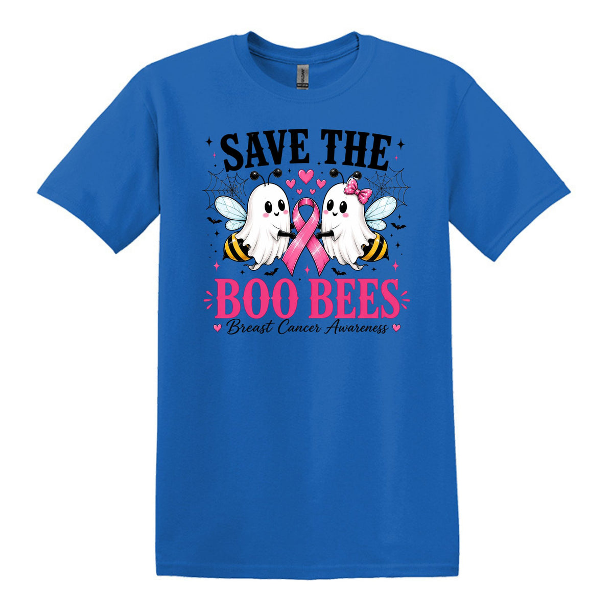 Save the Boo Bees - Breast Cancer Awareness - Gildan Softstyle T-shirt