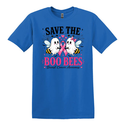 Save the Boo Bees - Breast Cancer Awareness - Gildan Softstyle T-shirt