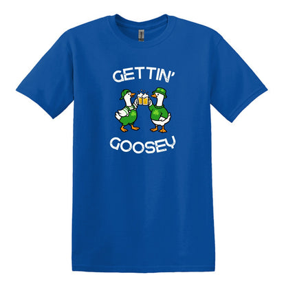 Gettin' Goosey - Fun Irish Heavy Cotton T-shirt