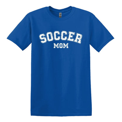 Soccer Mom / Dad - Distressed Athletic Artwork | Heavy Cotton Unisex T-shirt