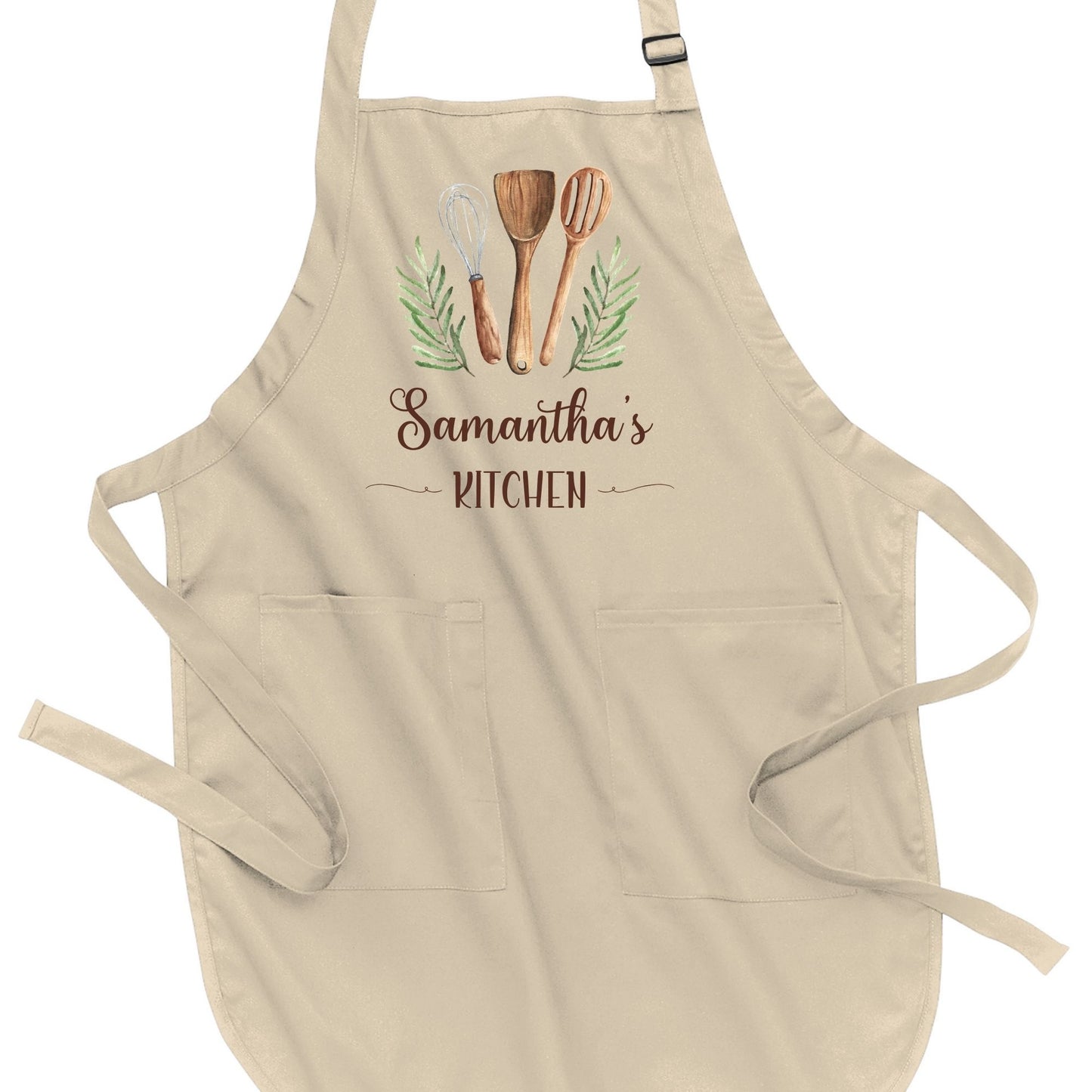 Personalized Kitchen Apron - Port Authority® Full-Length Apron with Pockets