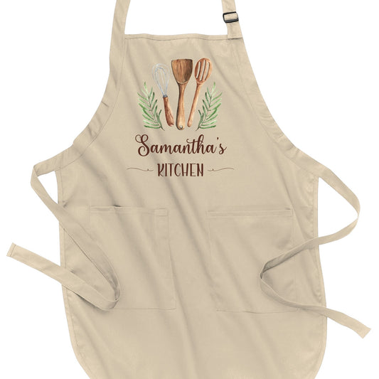 Personalized Kitchen Apron - Port Authority® Full-Length Apron with Pockets
