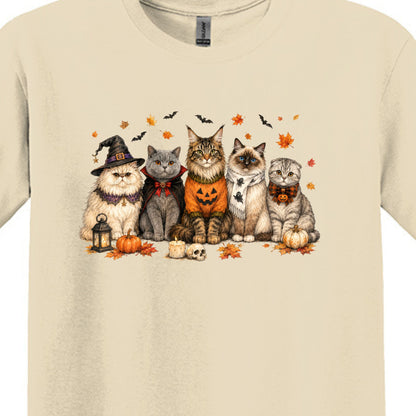 Halloween Cats -  Heavy Cotton Unisex T-shirt