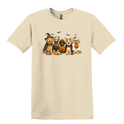 Halloween Pups -  Heavy Cotton Unisex T-shirt