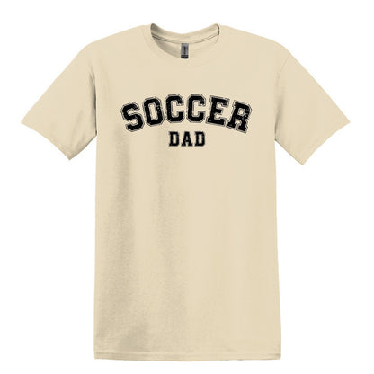 Soccer Mom / Dad - Distressed Athletic Artwork | Heavy Cotton Unisex T-shirt