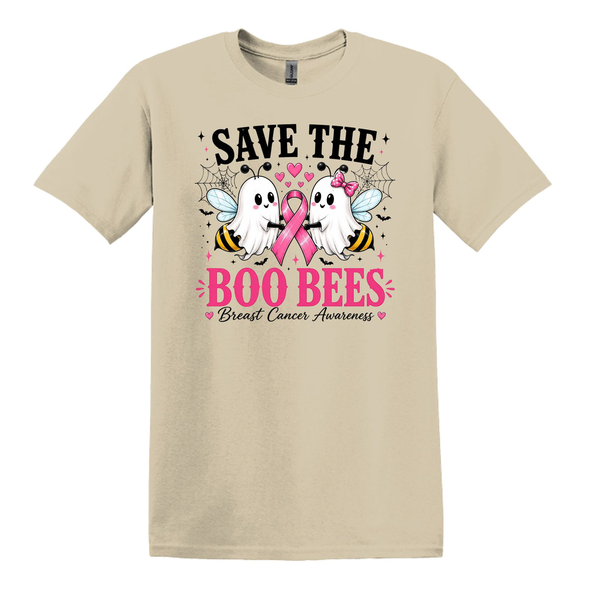 Save the Boo Bees - Breast Cancer Awareness - Gildan Softstyle T-shirt