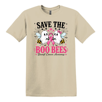 Save the Boo Bees - Breast Cancer Awareness - Gildan Softstyle T-shirt