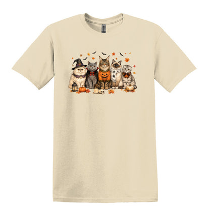 Halloween Cats -  Heavy Cotton Unisex T-shirt