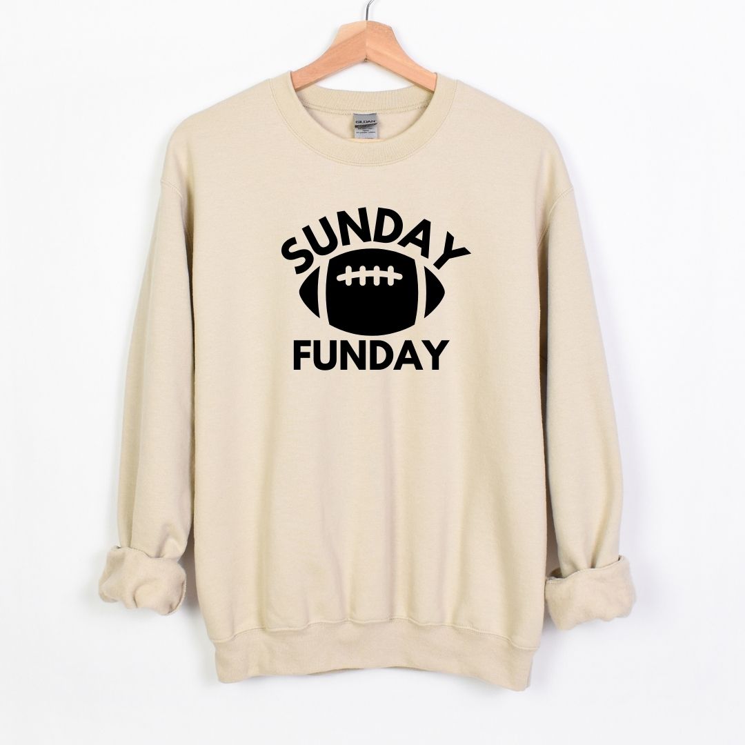 Sunday Funday - Sudadera con cuello redondo