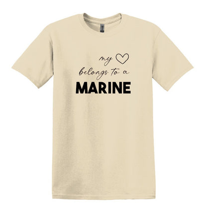 Mi corazón pertenece a un marino - Camiseta de manga corta