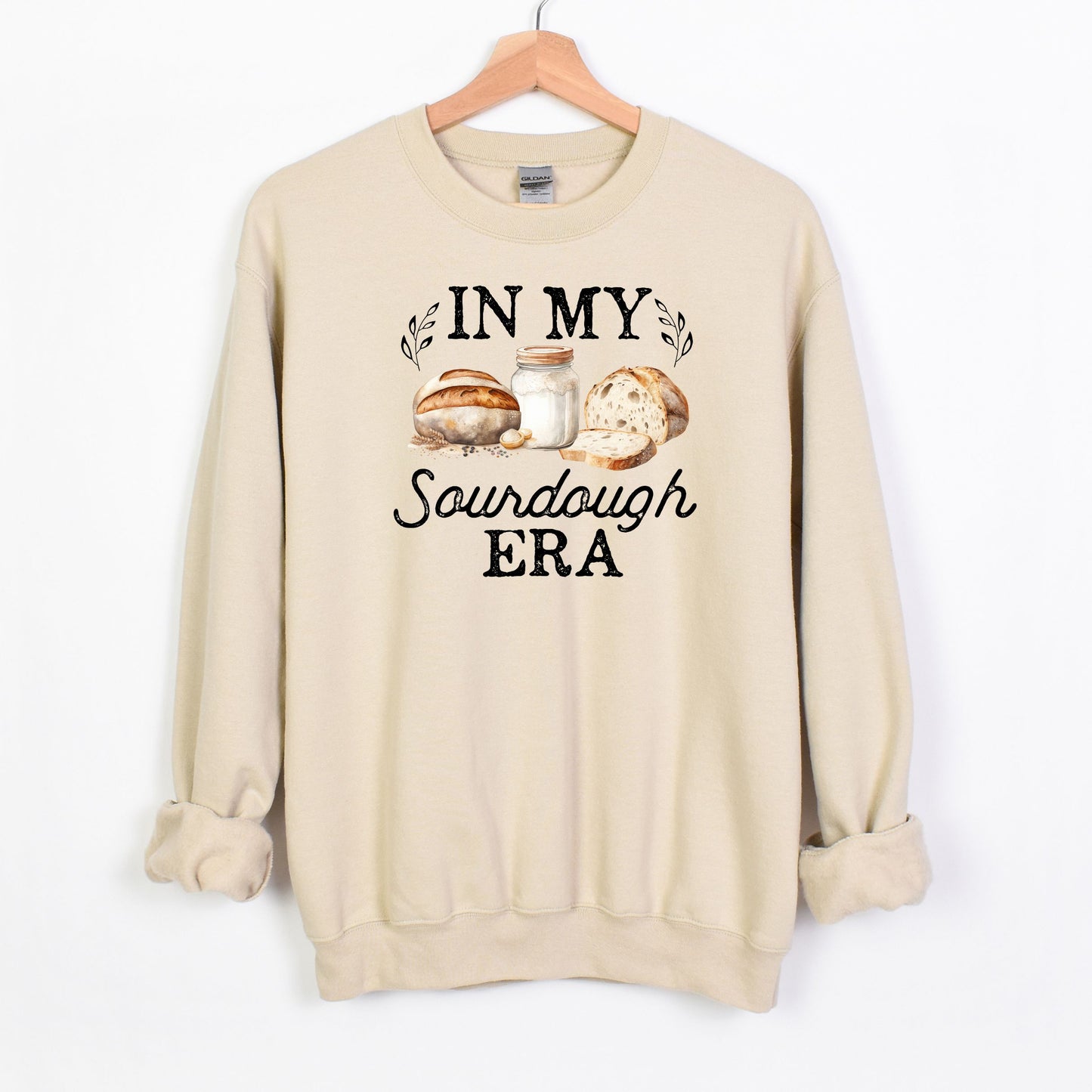 In My Sourdough Era - Gildan Heavy Cotton Crewneck Sweatshirt