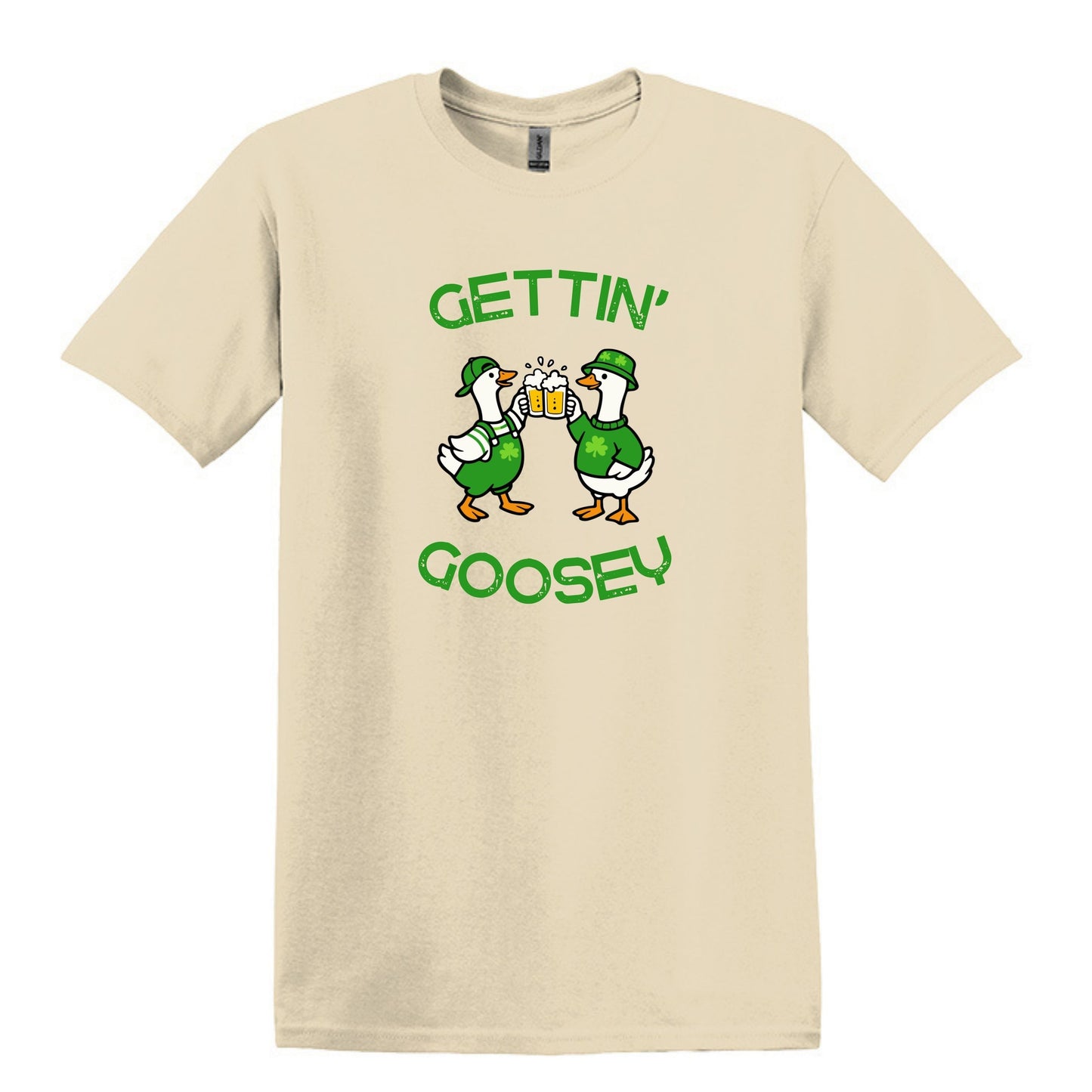 Gettin' Goosey - Fun Irish Heavy Cotton T-shirt