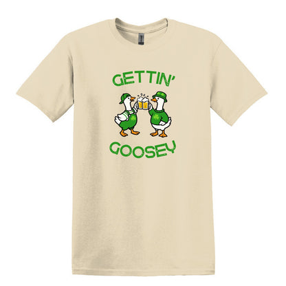 Gettin' Goosey - Fun Irish Heavy Cotton T-shirt