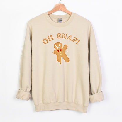 OH SNAP!  Fun and Festive Gingerbread Cookie Sweatshirt