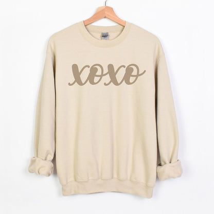 XOXO = Hugs & Kisses - Comfy Crewneck Sweatshirt
