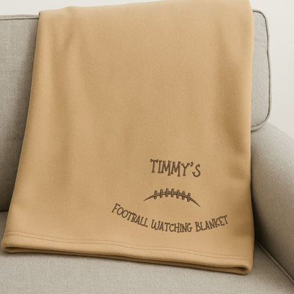 Custom Embroidered Gildan® Sweatshirt Blanket – Personalize with any Name & Favorite Blanket-Worthy-Activity