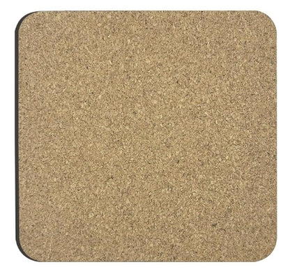 Grunge Flag Coaster Sets - MDF with cork backing