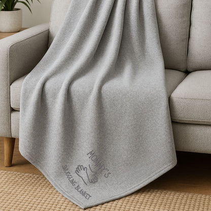 Custom Embroidered Gildan® Sweatshirt Blanket – Personalize with any Name & Favorite Blanket-Worthy-Activity