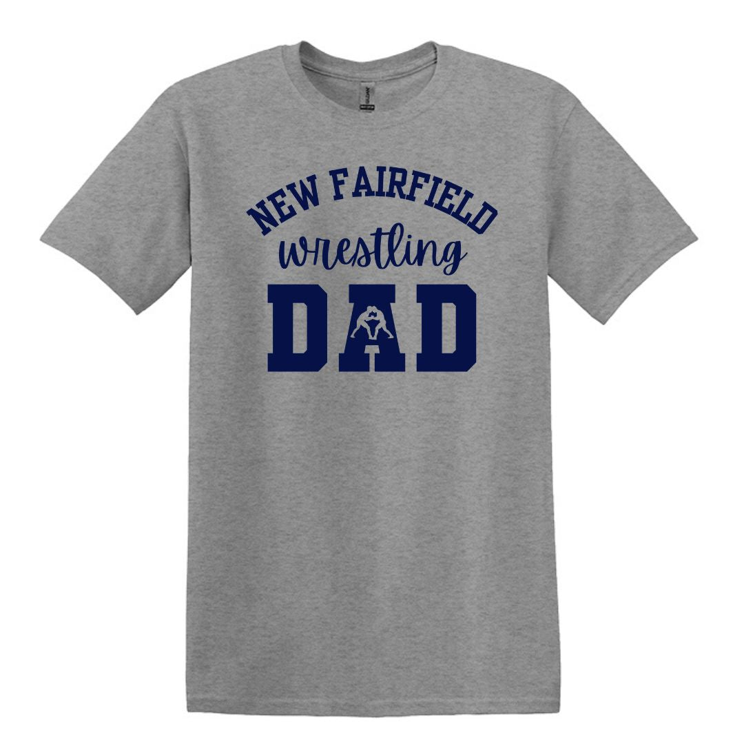 NF Wrestling MOM or DAD - Tees - short sleeve or long sleeve