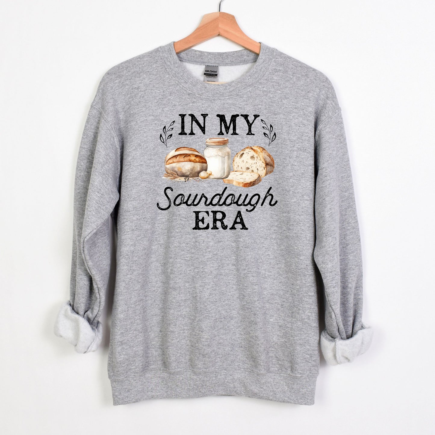 In My Sourdough Era - Gildan Heavy Cotton Crewneck Sweatshirt