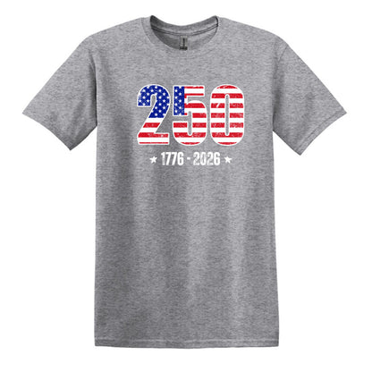 250 Anniversary Tee - 1776-2026 - Gildan Softstyle T-shirt