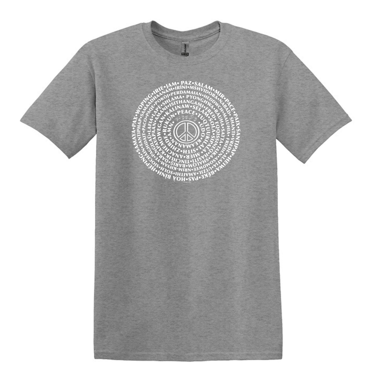 Can You Say PEACE - Gildan Heavy Cotton Unisex T-shirt - artwork designed by Cynthia NeJame