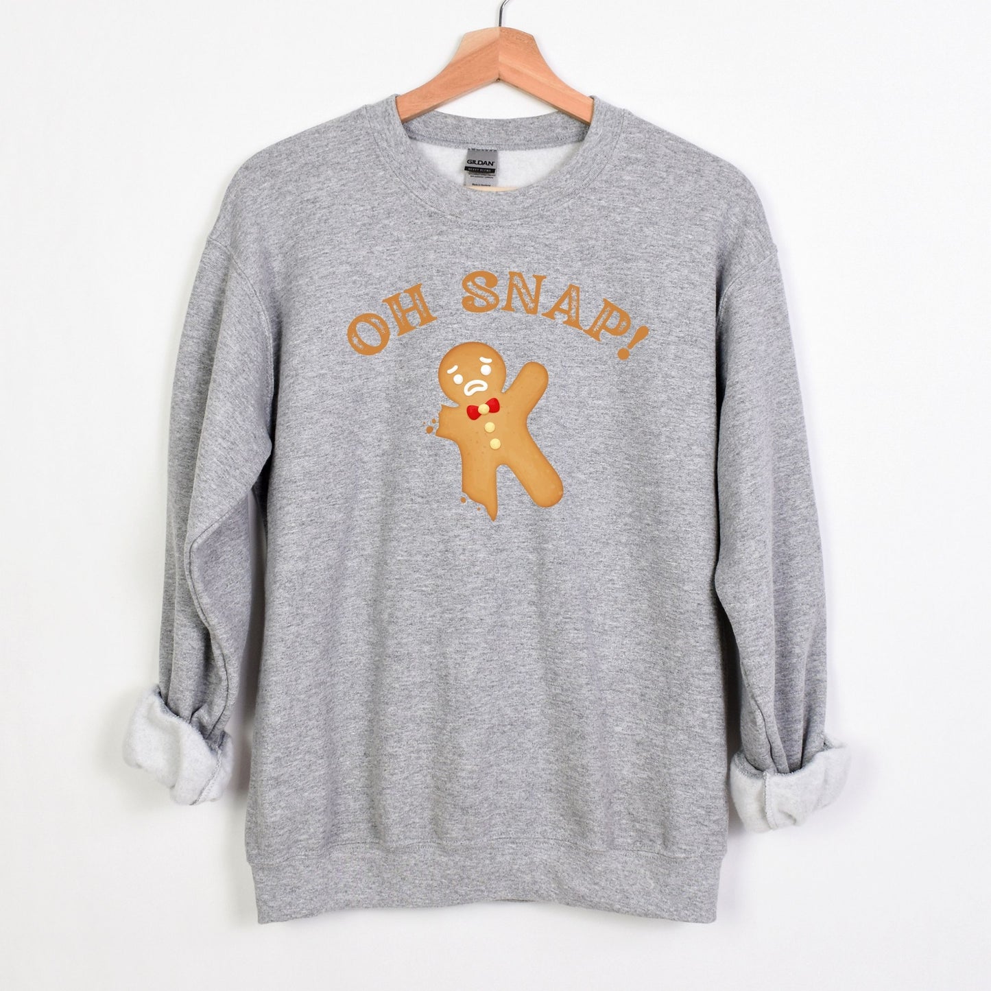 OH SNAP!  Fun and Festive Gingerbread Cookie Sweatshirt