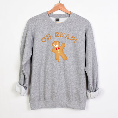 OH SNAP!  Fun and Festive Gingerbread Cookie Sweatshirt