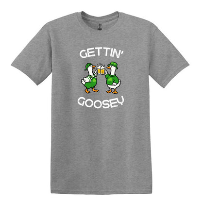 Gettin' Goosey - Fun Irish Heavy Cotton T-shirt