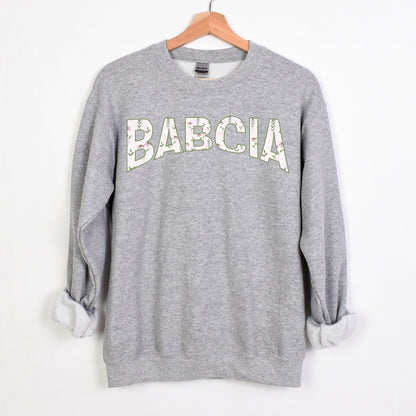 Tiny Flowers Heavy Blend Crewneck for Grandma - Choice of Name and Flowers