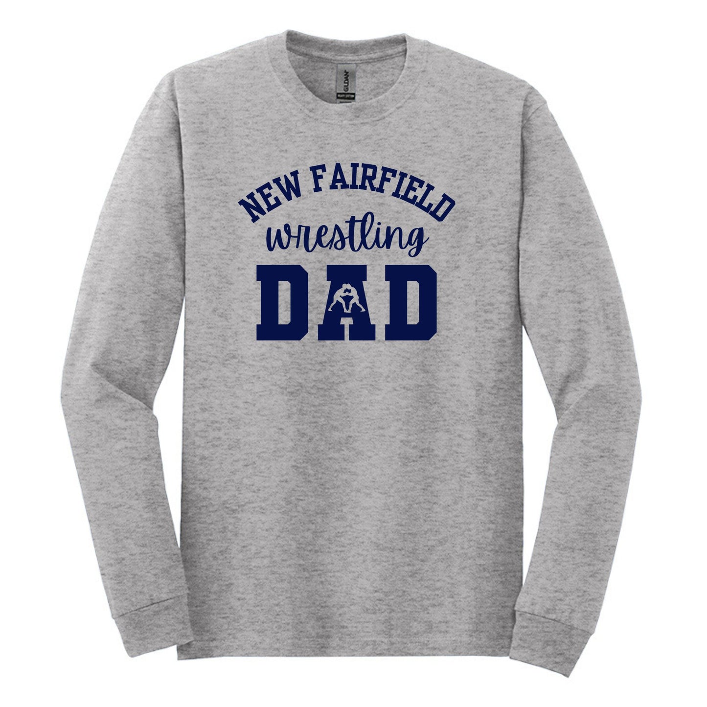 NF Wrestling MOM or DAD - Tees - short sleeve or long sleeve