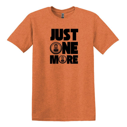 Just One More - Funny Beer Can Drinking T-shirt - Adult Unisex Heavy Cotton