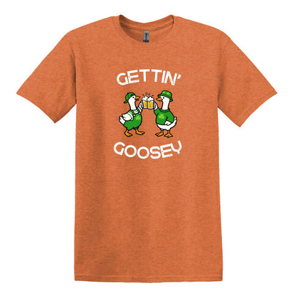 Gettin' Goosey - Fun Irish Heavy Cotton T-shirt