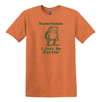 Sometimes I Just Be Fartin' - Funny Frog T-shirt