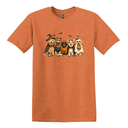 Halloween Pups -  Heavy Cotton Unisex T-shirt