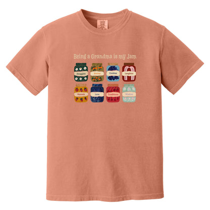 Being a Grandma is my Jam - Comfort Colors ® Heavyweight Ring Spun Tee