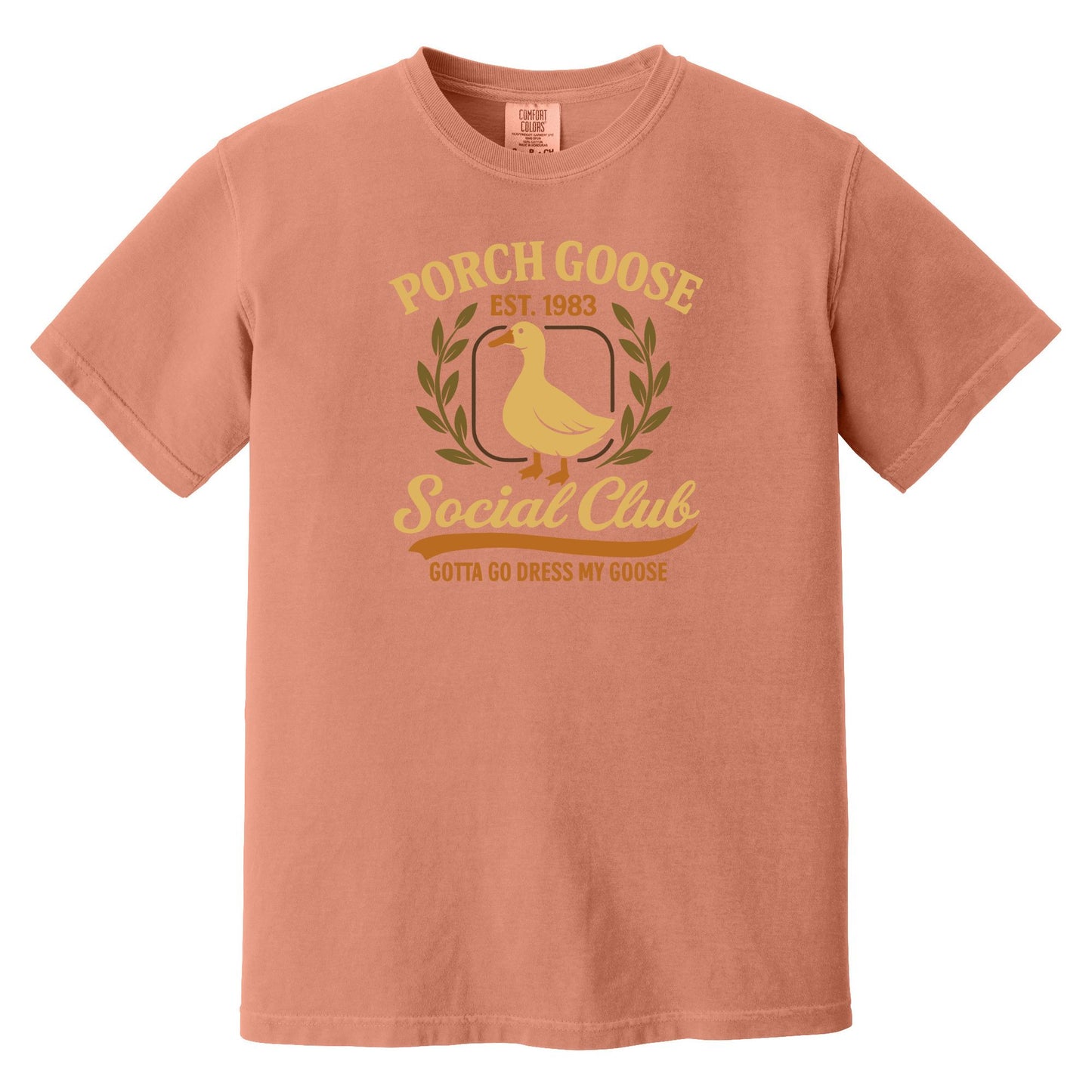 Porch Goose Social Club - Comfort Colors ® Heavyweight Ring Spun T-shirt