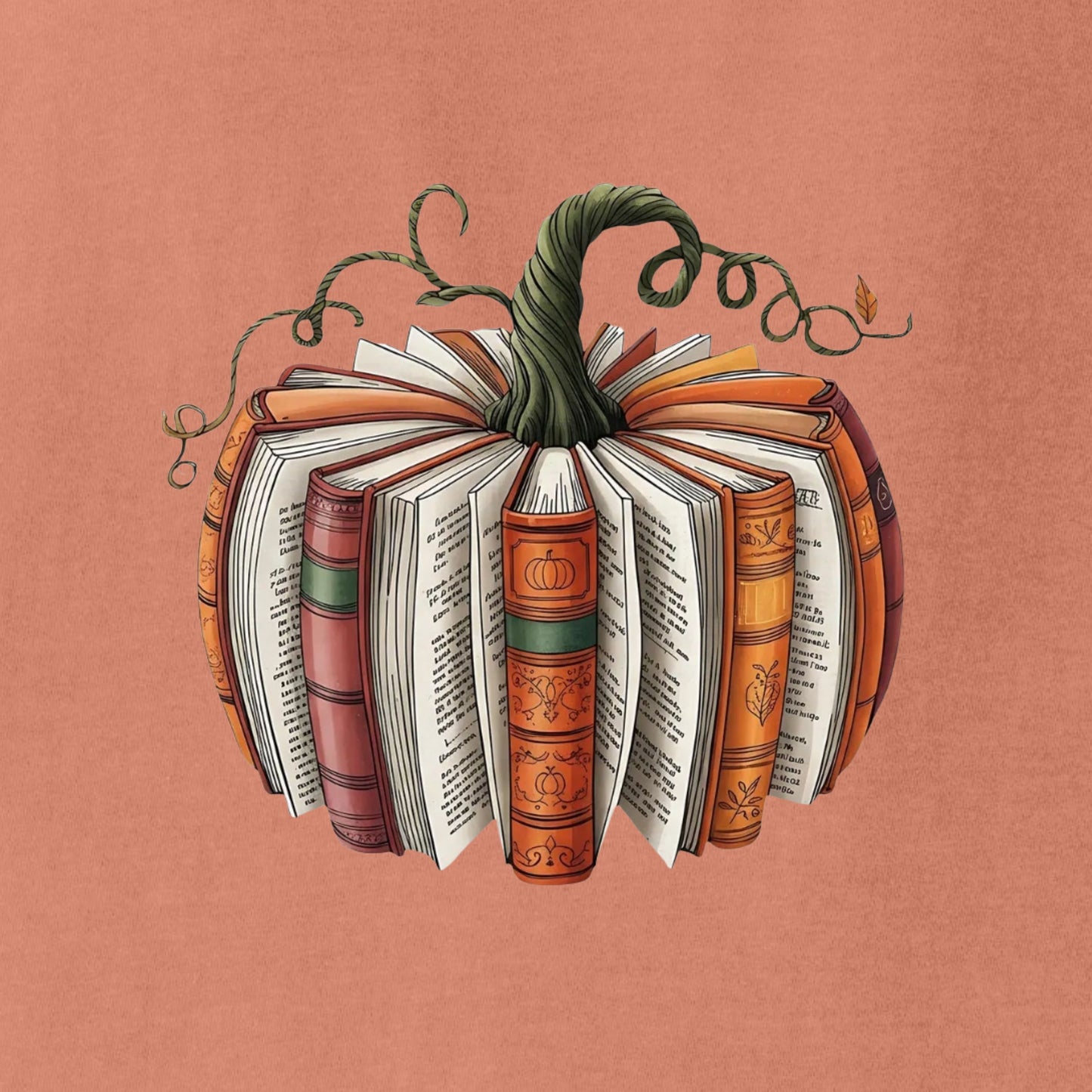 Book Lover Pumpkin - Comfort Colors ® Heavyweight Ring Spun Tee